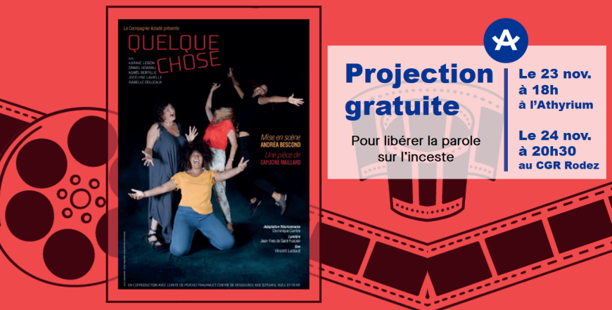 Les projections sont gratuites et ouvertes aux adultes et adolescents âgés de 13 ans et plus.