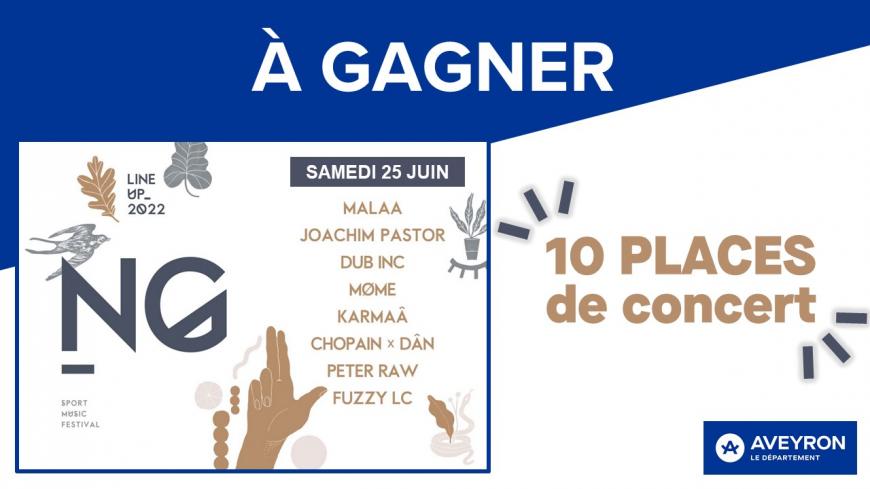 Des places à gagner pour le rendez-vous millavois. Des places à gagner pour le rendez-vous millavois.