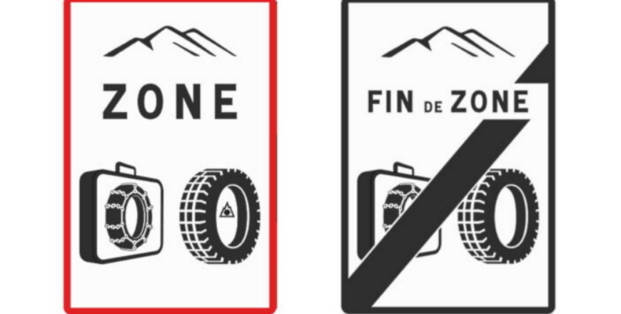 Des panneaux similaires sont disposés sur les territoires concernés par cette mesure. Des panneaux similaires sont disposés sur les territoires concernés par cette mesure.