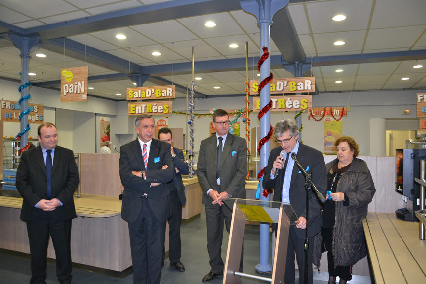 Inauguration du self du collège Saint-Joseph à Rodez