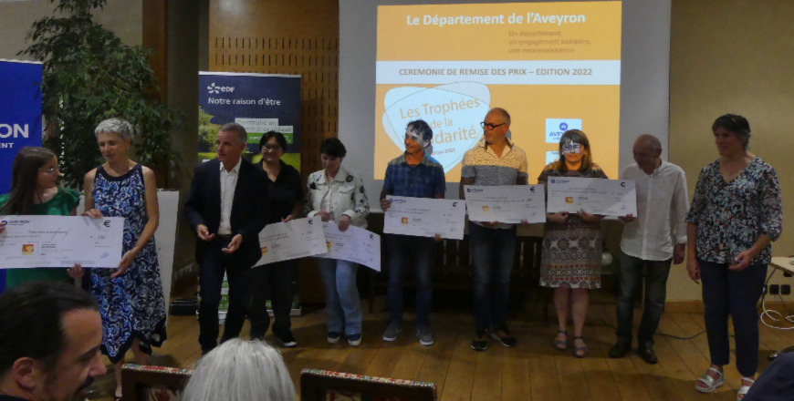 Remise des prix des trophées de la solidarité 2022 Remise des prix des trophées de la solidarité 2022