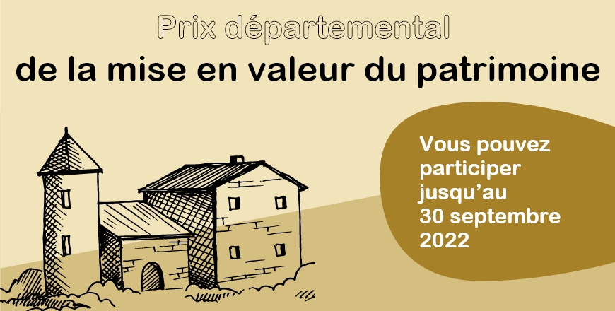 Prix départemental du patrimoine 2022 Prix départemental du patrimoine 2022
