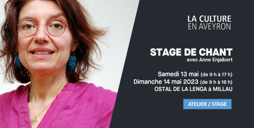 Stage de chant avec Anne Enjalbert