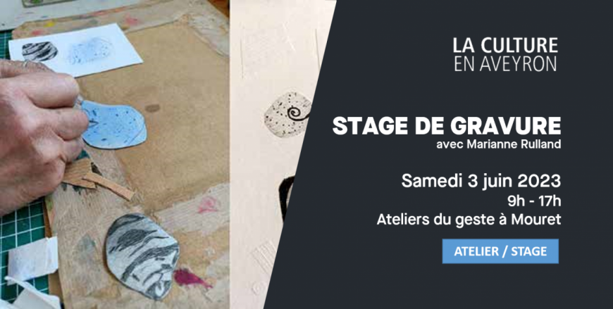 Stage de gravure Avec Marianne Rulland