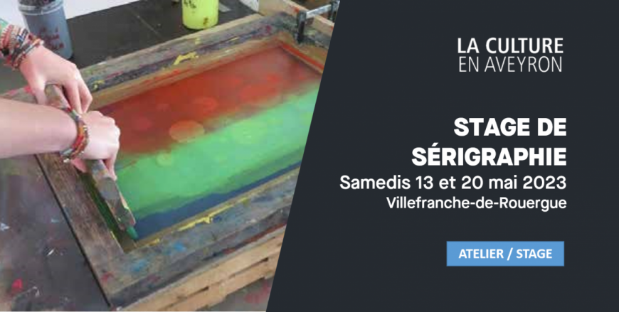 Stage de sérigraphie avec Igor BOYER