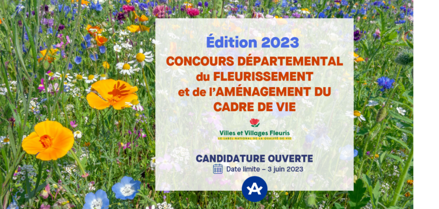 Lancement du concours départemental 2023 du fleurissement