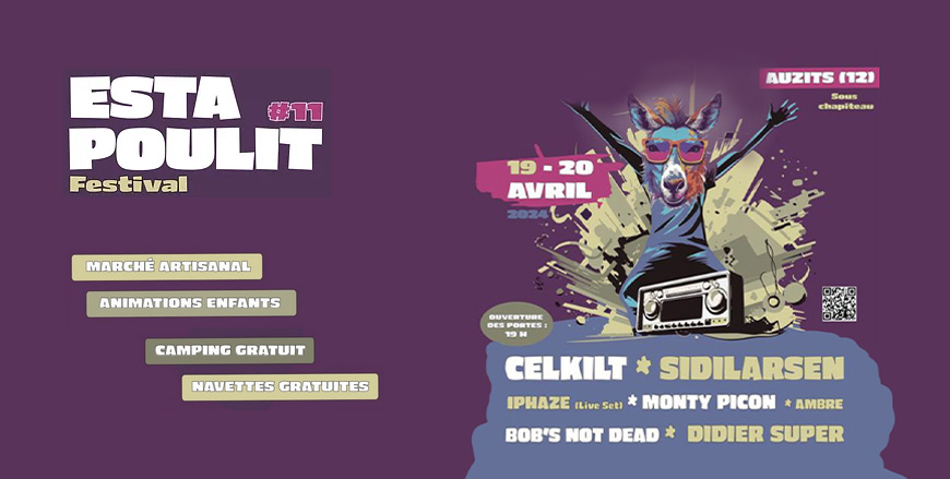 Le festival Esta Poulit rebranche le son ! Le festival Esta Poulit rebranche le son !