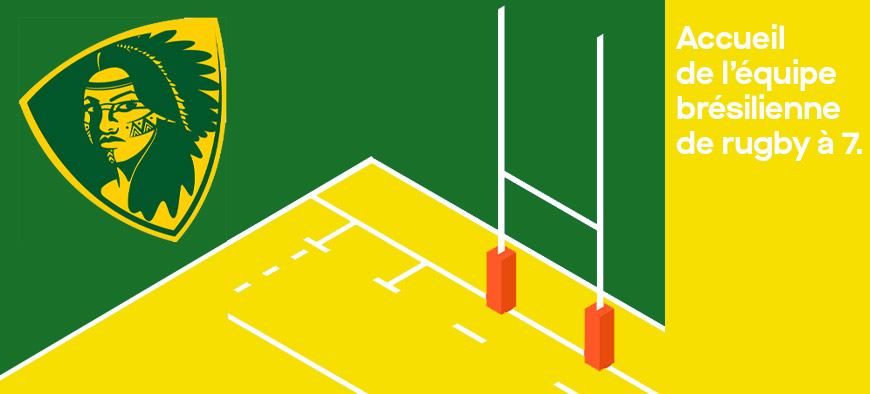 Accueil de l’équipe brésilienne de rugby à 7 Accueil de l’équipe brésilienne de rugby à 7