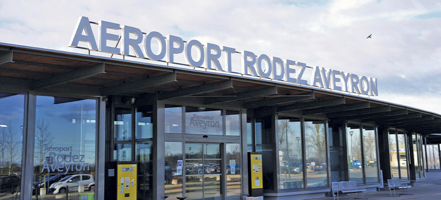 Les mobilités en Aveyron - Photo de l'aéroport de Rodez Aveyron Les mobilités en Aveyron - Photo de l'aéroport de Rodez Aveyron
