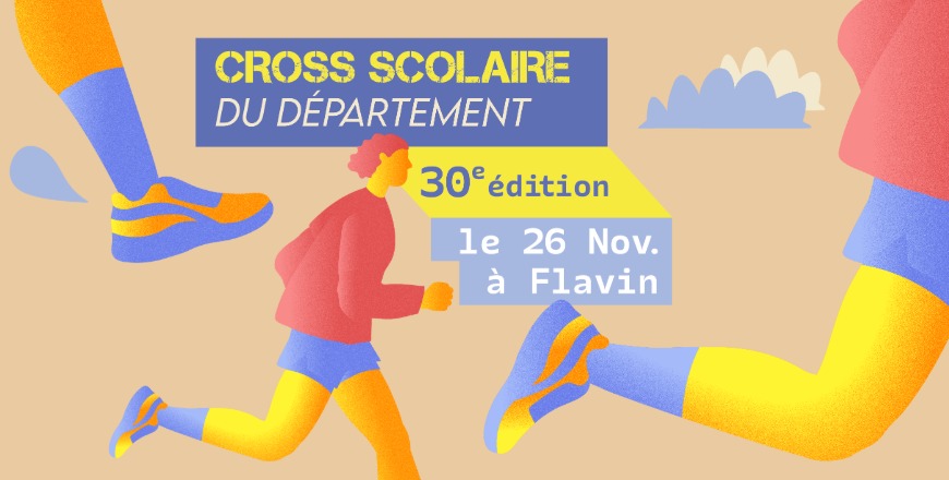 Cross scolaire du département 30ème édition le 26 novembre Flavin
