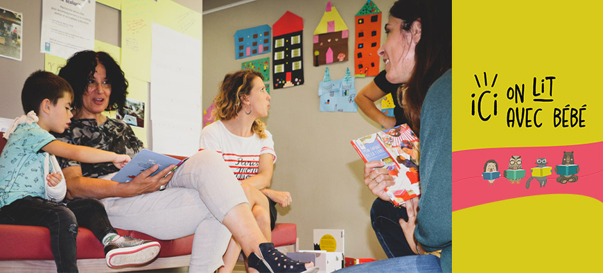  Ici on lit avec bébé