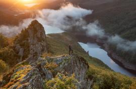 Trail dans les Gorges de la Truyère © B.Colomb Lozère Sauvage