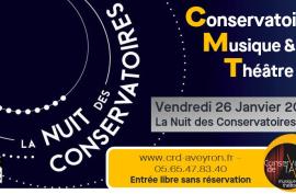La Nuit des Conservatoires se déroule le vendredi 26 janvier 2024.
