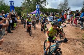 Les enfants sont attendus sur ligne de départ du Roc laissagais 2022.