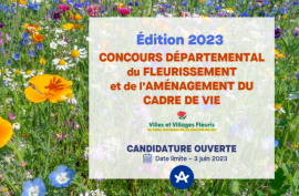 Lancement du concours départemental 2023 du fleurissement  