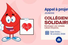 Appel à projets : collégiens solidaires (don du sang)