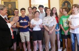 Le prix a été remis par la préfète de l'Aveyron, Valérie Michel-Moreaux.