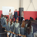 Remise des vestes du Département de l'Aveyron aux jeunes sportifs